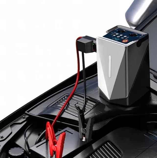 Powerbank Booster de Batterie avec Gonfleur de Pneu – Voiture, Moto & Autres Véhicules