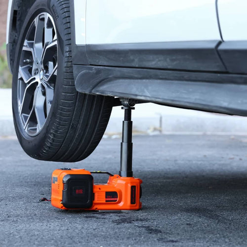 Kit de Changement de Pneu de Voiture – Cric Hydraulique, Clé à Choc & Gonfleur de Pneu